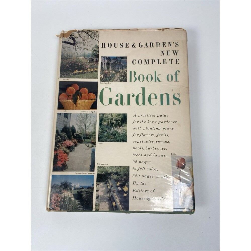 House & Garden's Complete Book of Gardens Vintage 1995 HC 1st Edition